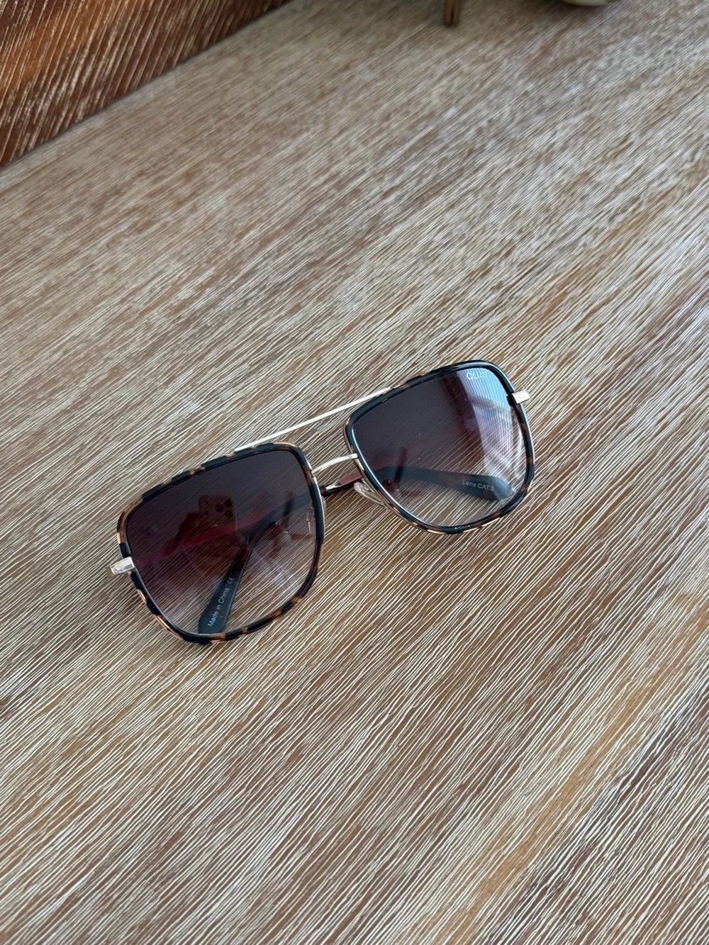 Quay Australia Tortoiseshell Frame Brown Gradient Lens Sunglasses